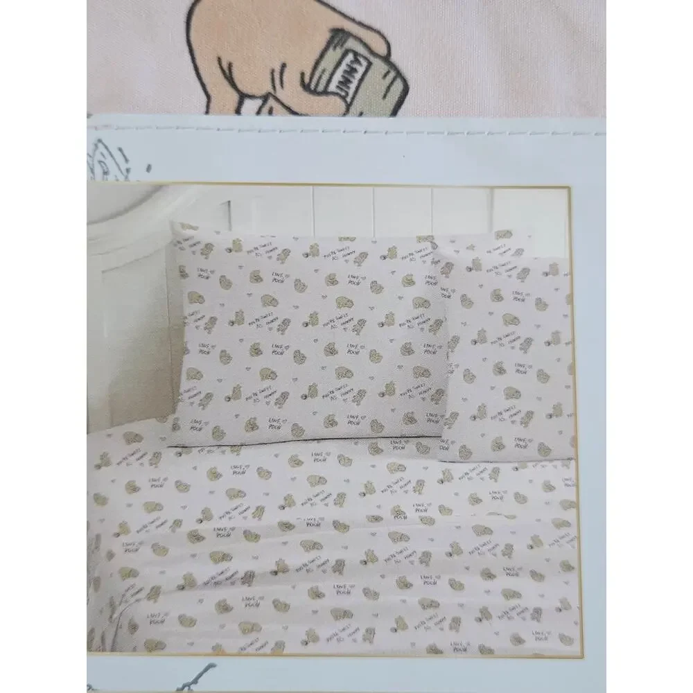 Winnie The Pooh Collection Pink Queen Sheet Set 4Piece You're Sweet as Hunny NIP